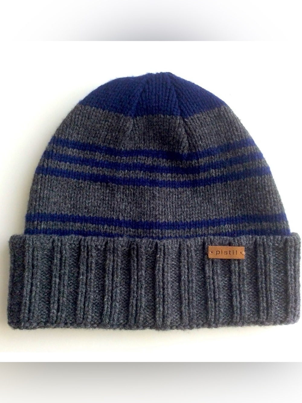 Pistil 100% Lambswool Knit Cuff Natural Fibers Beanie 0S